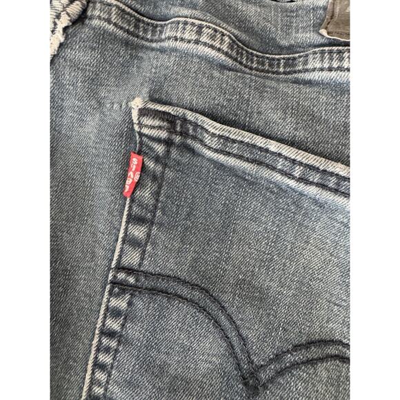 Levi's Jeans Mens 34x42 Blue 100% Cotton Denim 505 Straight Leg Red Tab - Picture 8 of 10